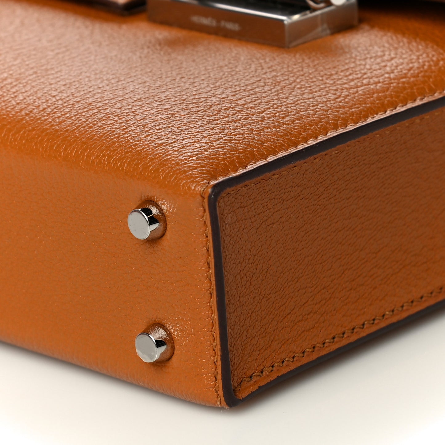 Chevre Mysore Mini Verrou Large Strap Bag Caramel