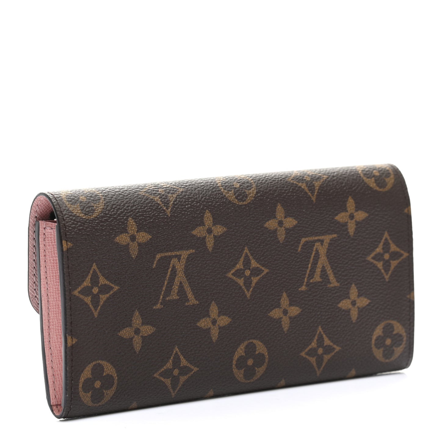 Monogram Emilie Wallet Rose Ballerine