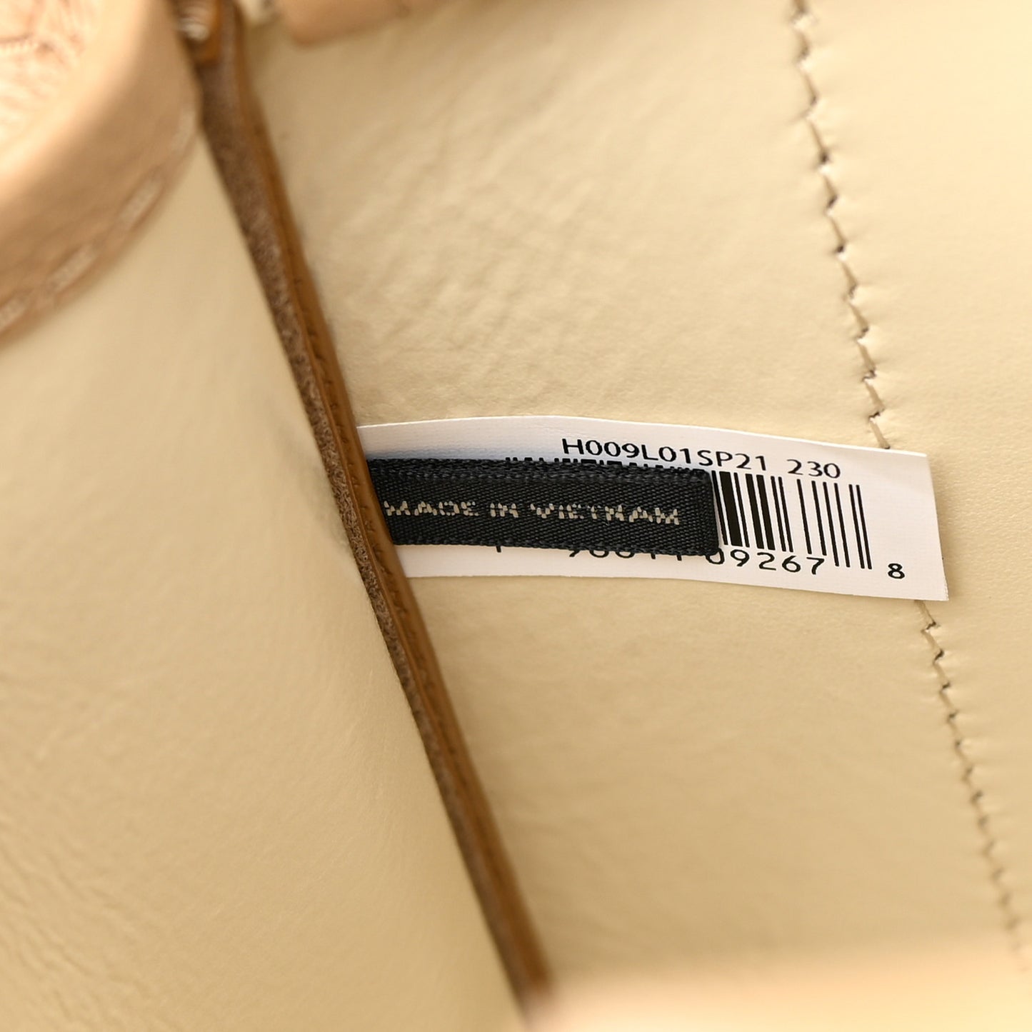 Grained Calfskin Small The Tote Bag Camel