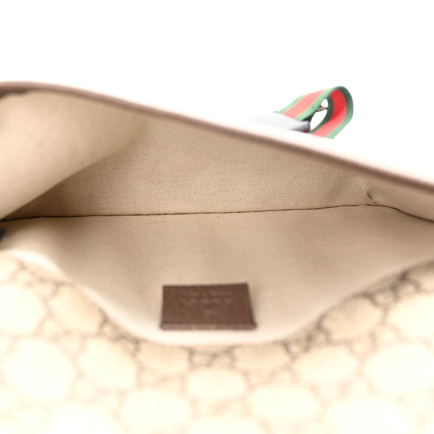 Gucci GG Supreme Monogram Neo Vintage Web Belt Bag Brown 5 of 12