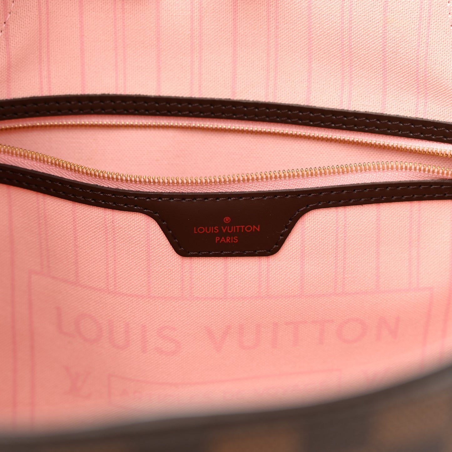 Damier Ebene Neo Neverfull MM Rose Ballerine