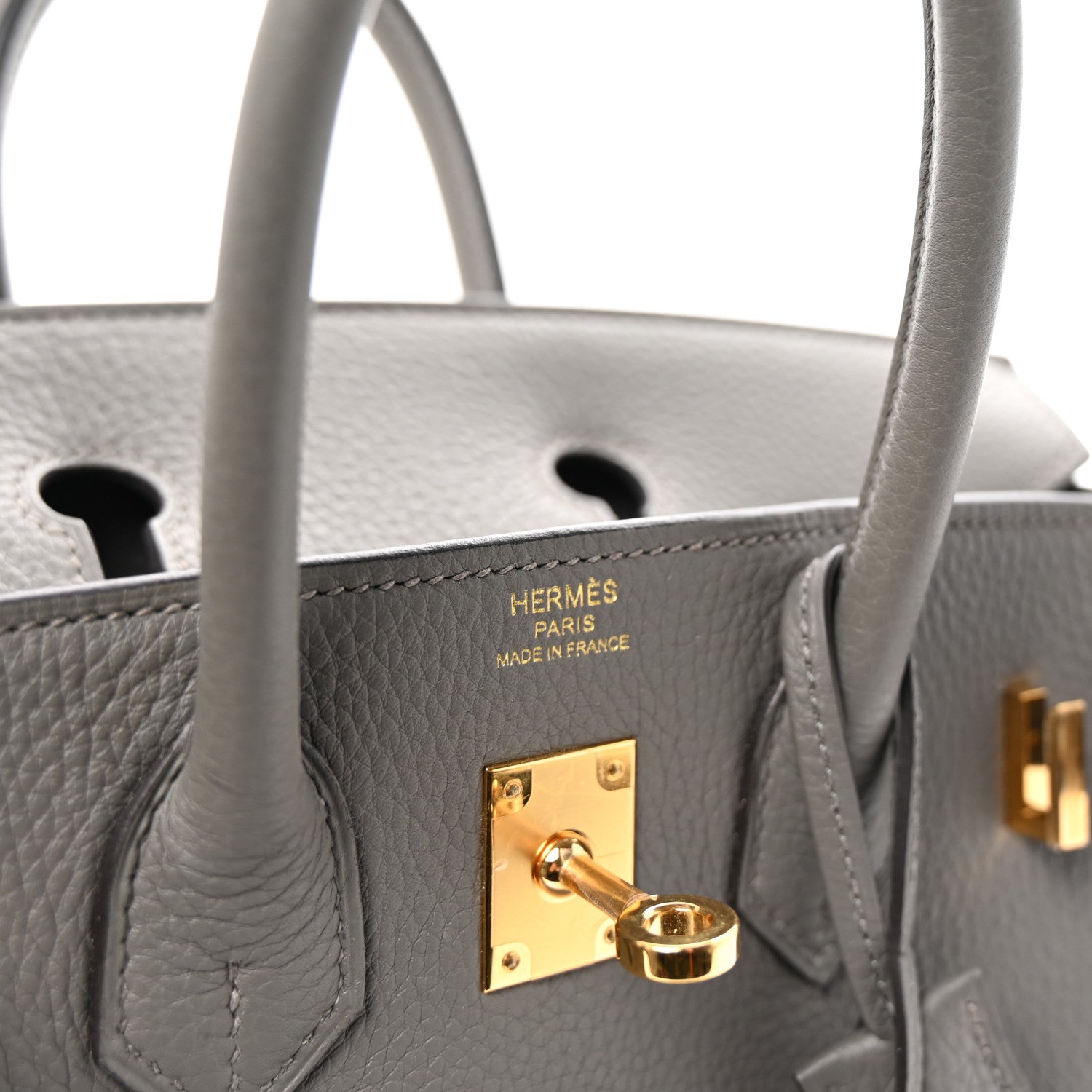 Hermes Togo Birkin 25 Gris Meyer 6 of 10