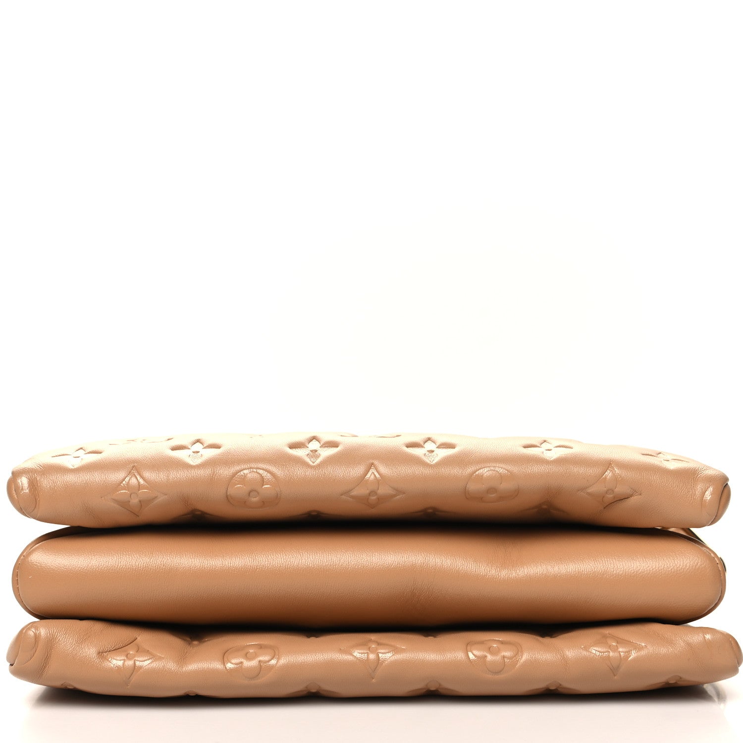 Louis Vuitton Lambskin Embossed Monogram Coussin PM Camel 12 of 13
