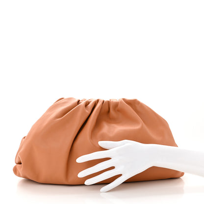 Bottega Veneta Smooth Butter Calf The Pouch Oversized Clutch Clay 2 of 7