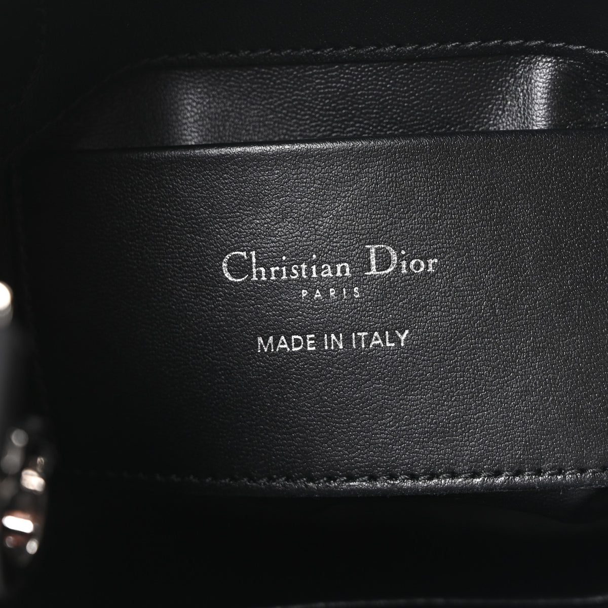 Crinkled Calfskin Macrocannage Small Toujours Vertical Tote Black
