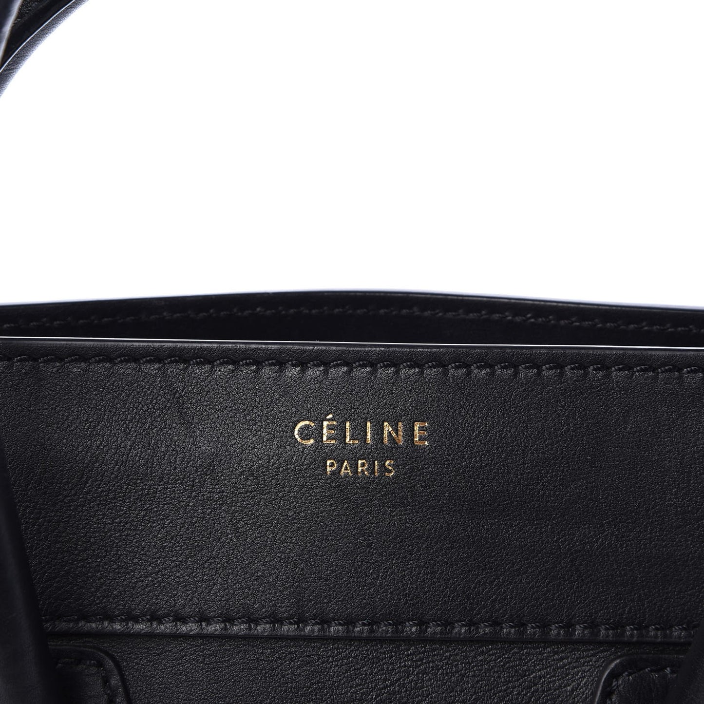 Smooth Calfskin Mini Luggage Black