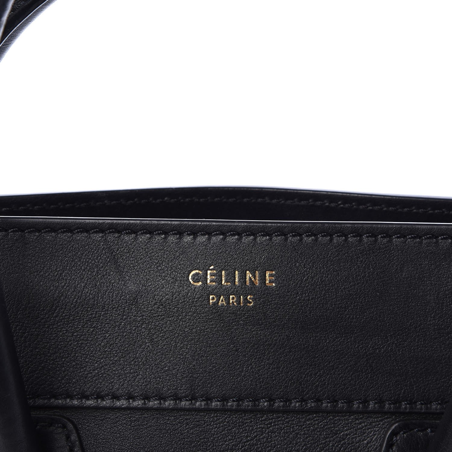 Celine Smooth Calfskin Mini Luggage Black 6 of 11