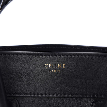 Celine Smooth Calfskin Mini Luggage Black 6 of 11