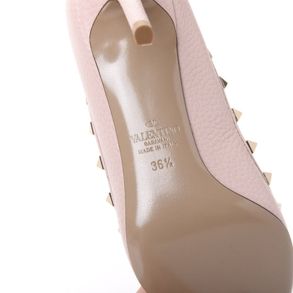 Valentino Garavani Pebbled Calfskin Rockstud 85mm Pumps 36.5 Rose Quartz 6 of 9