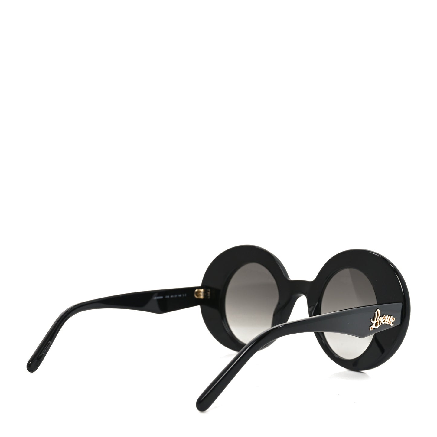 Acetate Round Sunglasses LW40089I Black