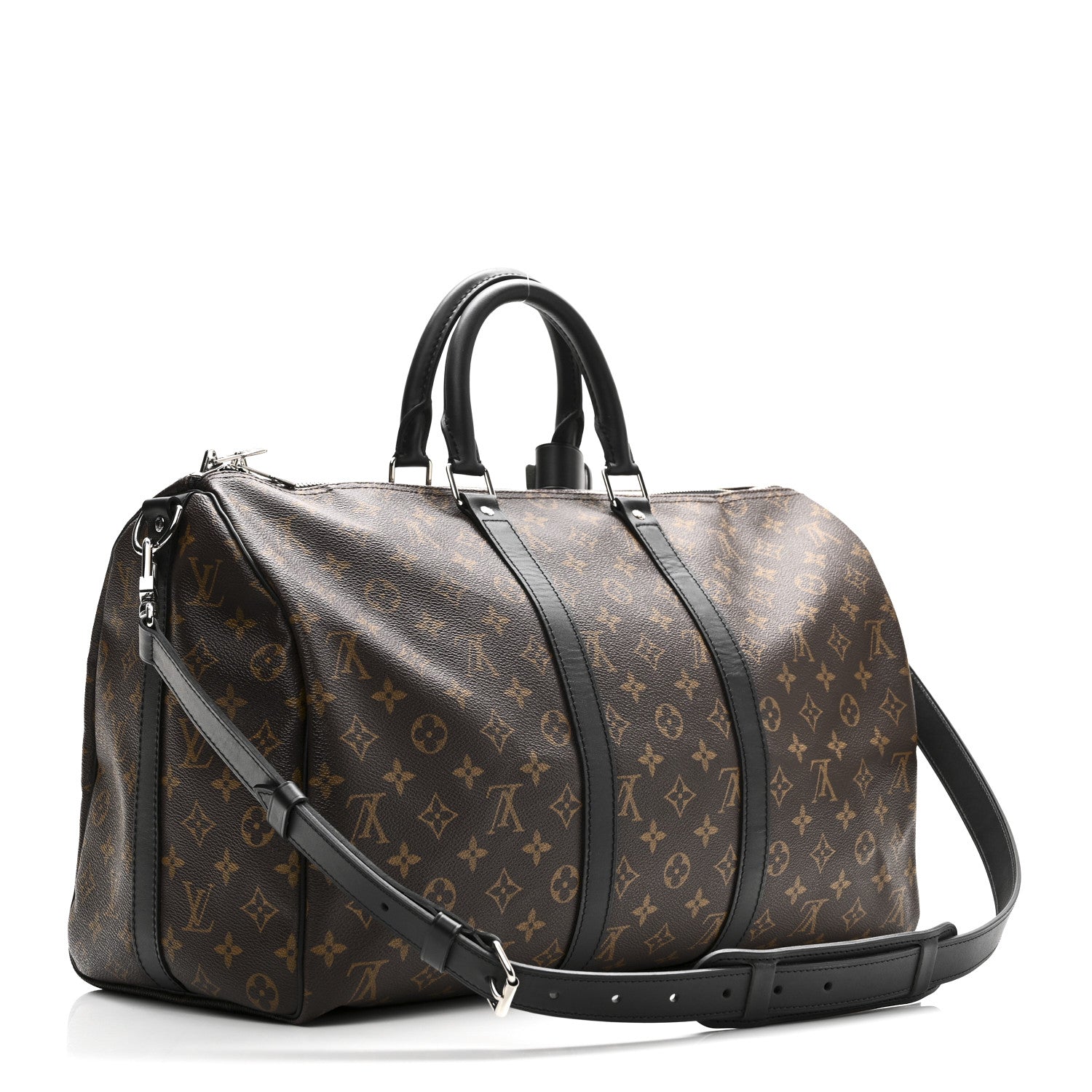 Louis Vuitton Monogram Macassar Keepall Bandouliere 45 2 of 10