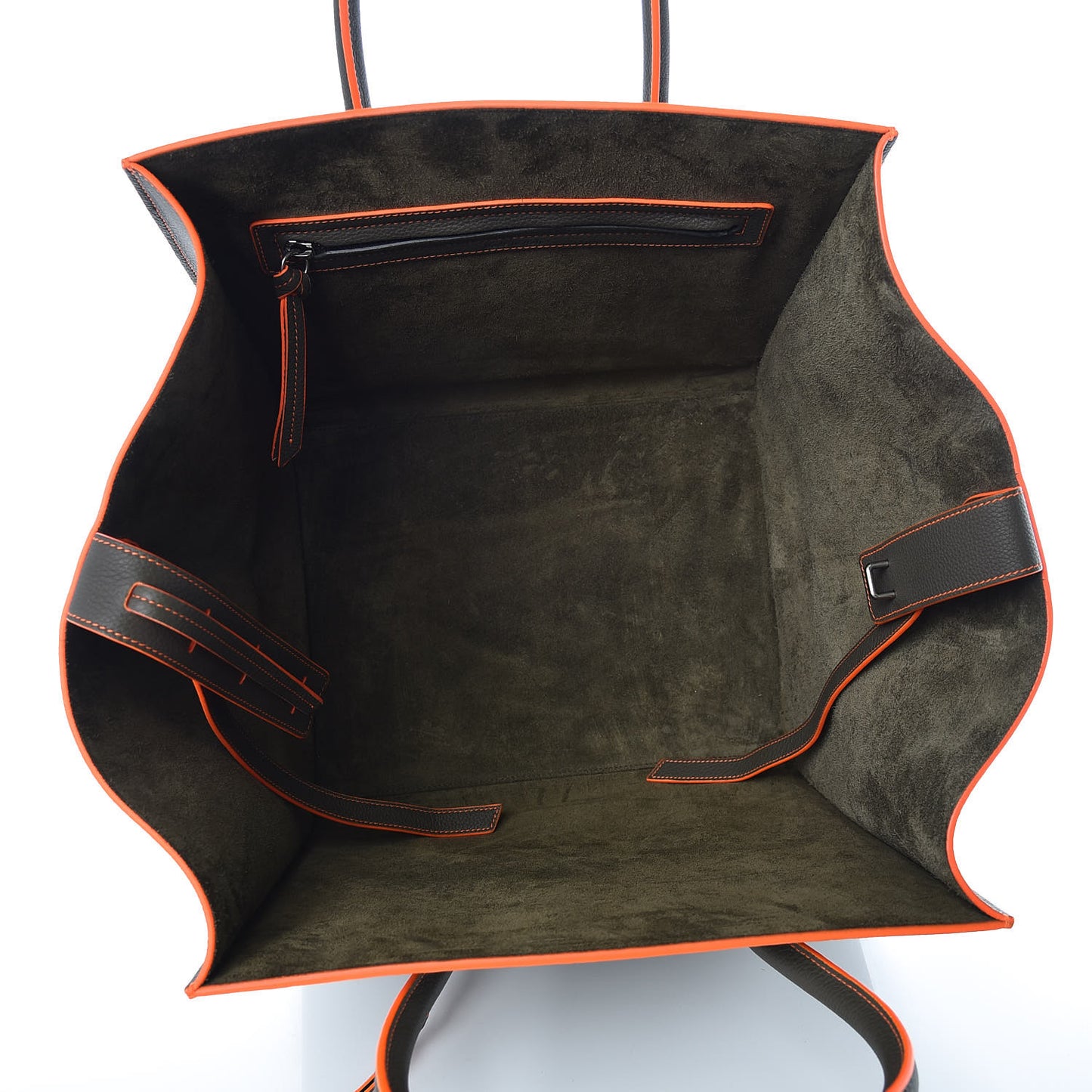 Baby Grained Calfskin Medium Phantom Luggage Stone