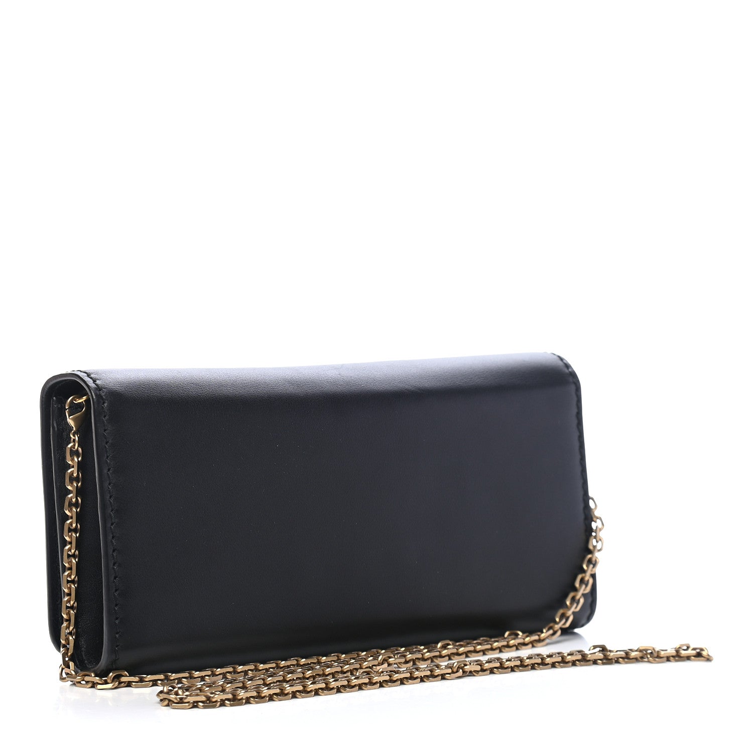 Christian Dior Smooth Calfskin J'adior Croisiere Chain Wallet Black 2 of 9