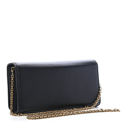 Christian Dior Smooth Calfskin J'adior Croisiere Chain Wallet Black 2 of 9
