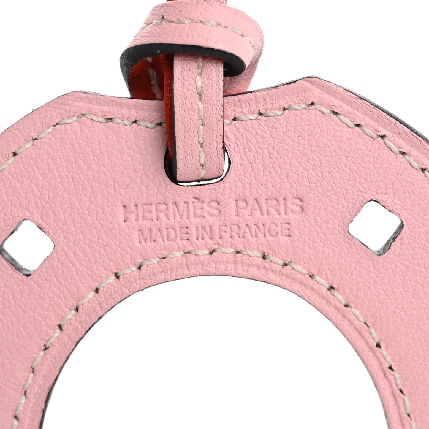 Swift Paddock Horseshoe Bag Charm Rose Sakura Vermillion