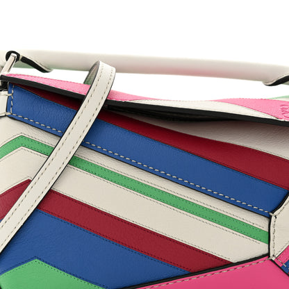 Loewe Calfskin Mini Puzzle Edge Bag Grey Multicolor 7 of 9