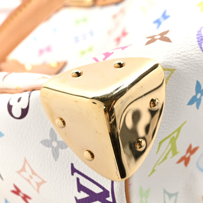 Louis Vuitton Monogram Multicolor Speedy 30 White 10 of 11