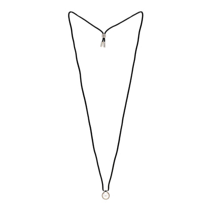 Tiffany Sterling Silver Pearl HardWear Cord Necklace 3 of 5