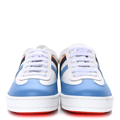 Hermes Epsom Womens Boomerang Sneakers 36 Bleu Allure Multicolor 2 of 11