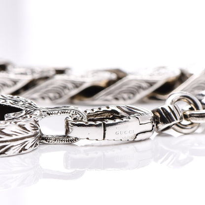Gucci Sterling Silver Interlocking G Chain Bracelet 3 of 4