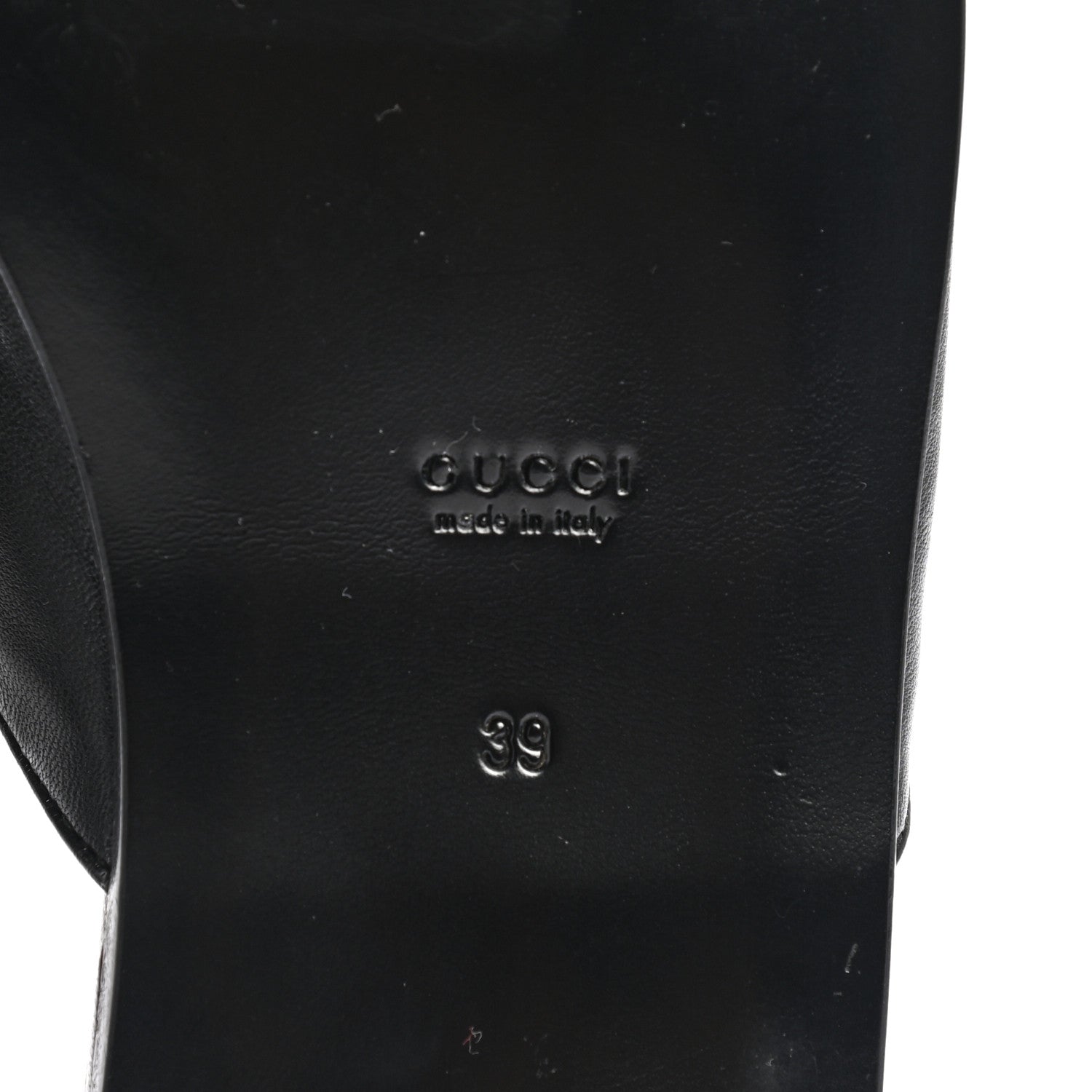 Gucci X MLB Lambskin NY Yankees Embroidered Womens GG Slippers 39 Black 6 of 9