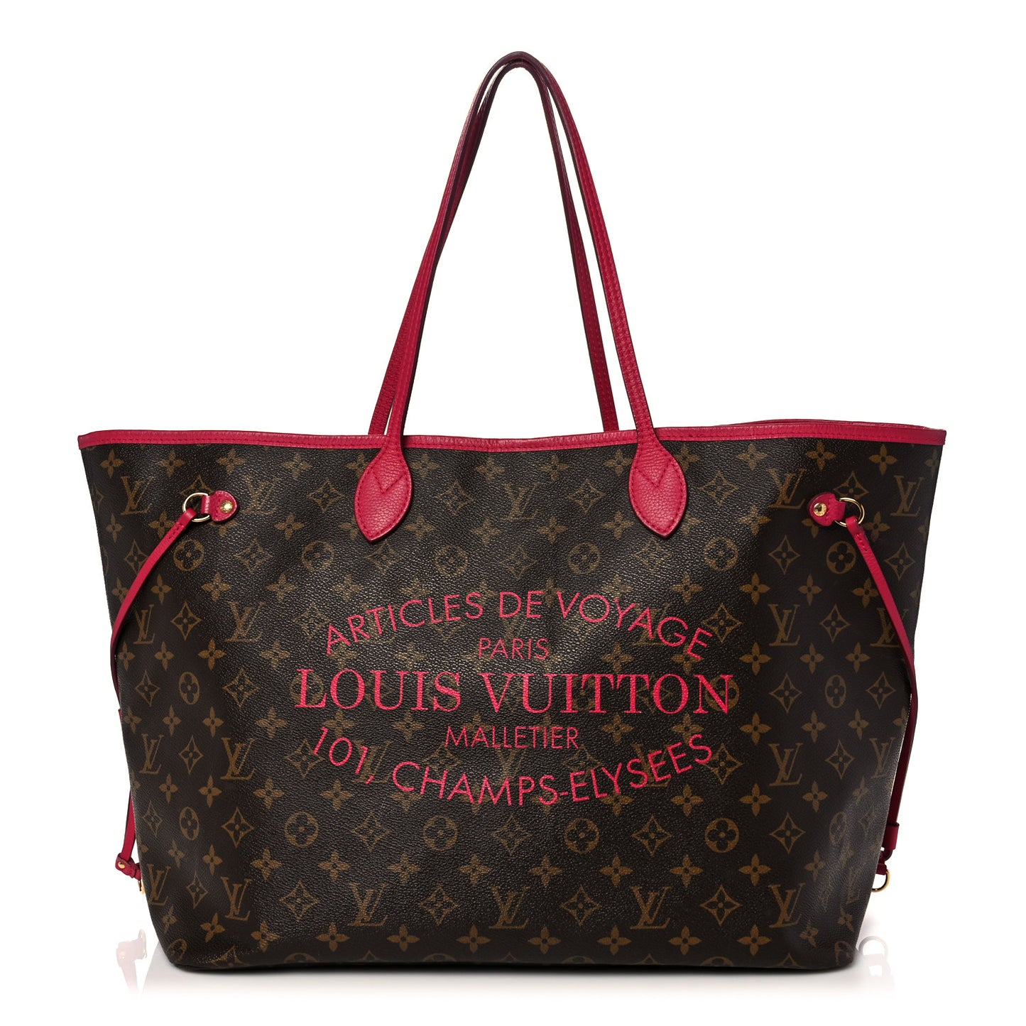 Monogram Articles de Voyage Ikat Neverfull GM Rose Indien