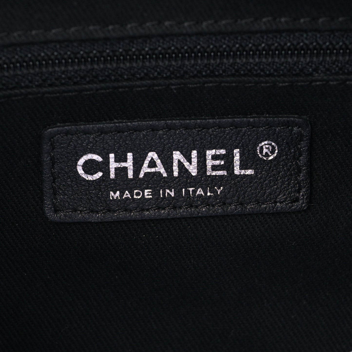 Calfskin Small Diamond Stitch Tote Black