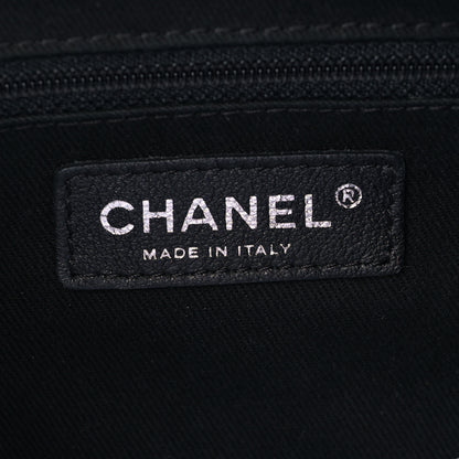 Chanel Calfskin Small Diamond Stitch Tote Black 6 of 9