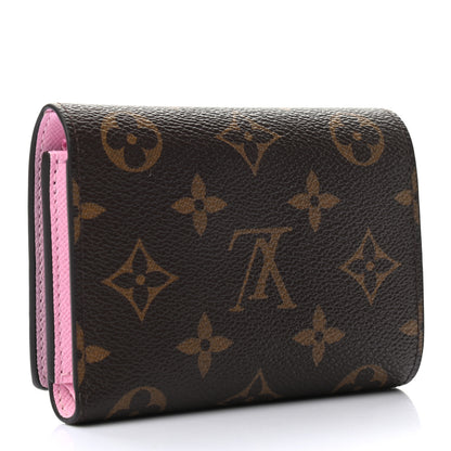 Louis Vuitton Monogram 2021 Christmas Animation Japanese Garden Victorine Wallet Wisteria Pink 3 of 7
