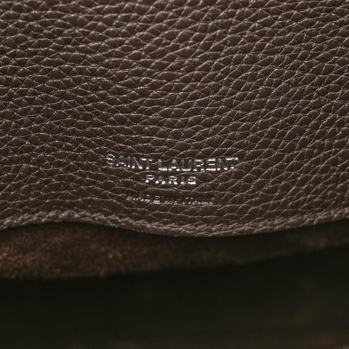 Grained Calfskin Small Supple Sac De Jour Wood