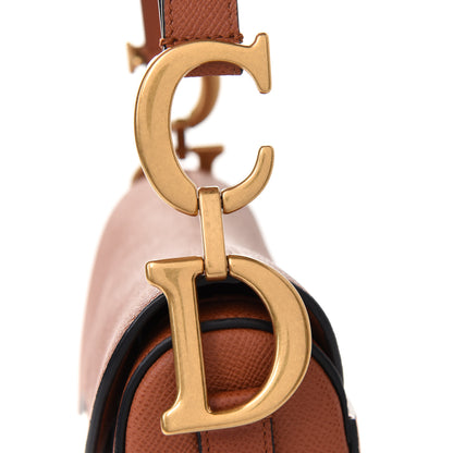 Christian Dior Grained Calfskin Saddle Bag Camello 8 of 10