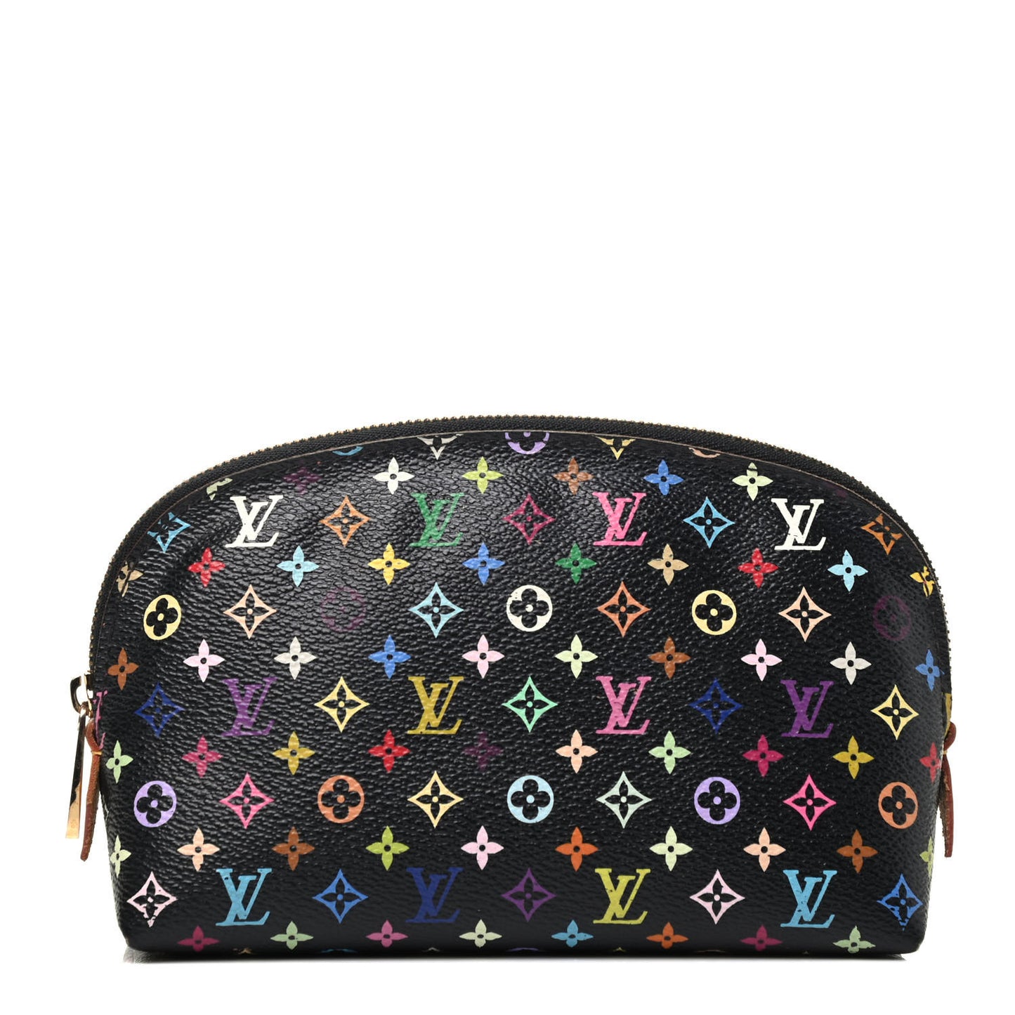 Monogram Multicolor Cosmetic Pouch Black Grenade
