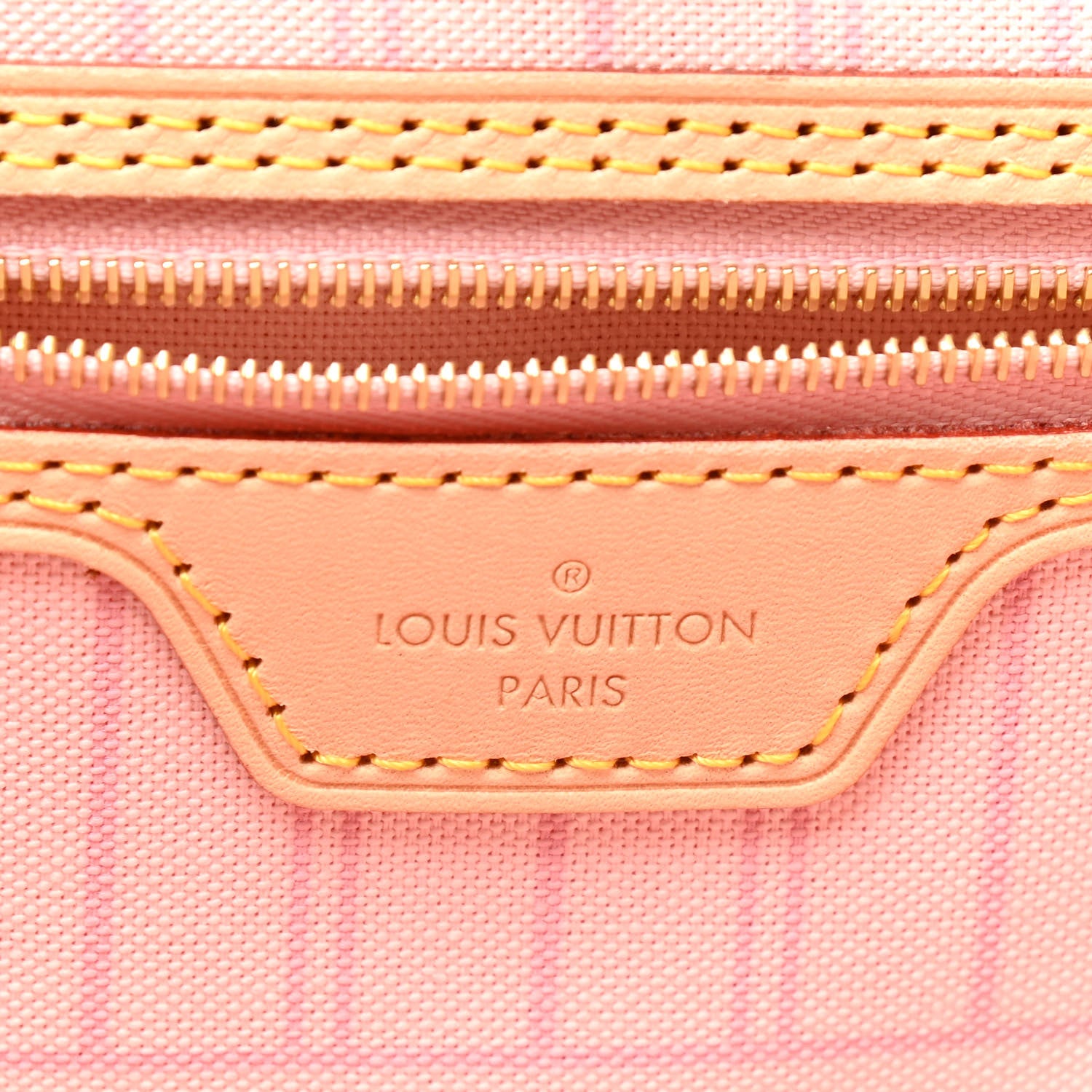 Louis Vuitton Damier Azur Neo Neverfull MM Rose Ballerine 6 of 9