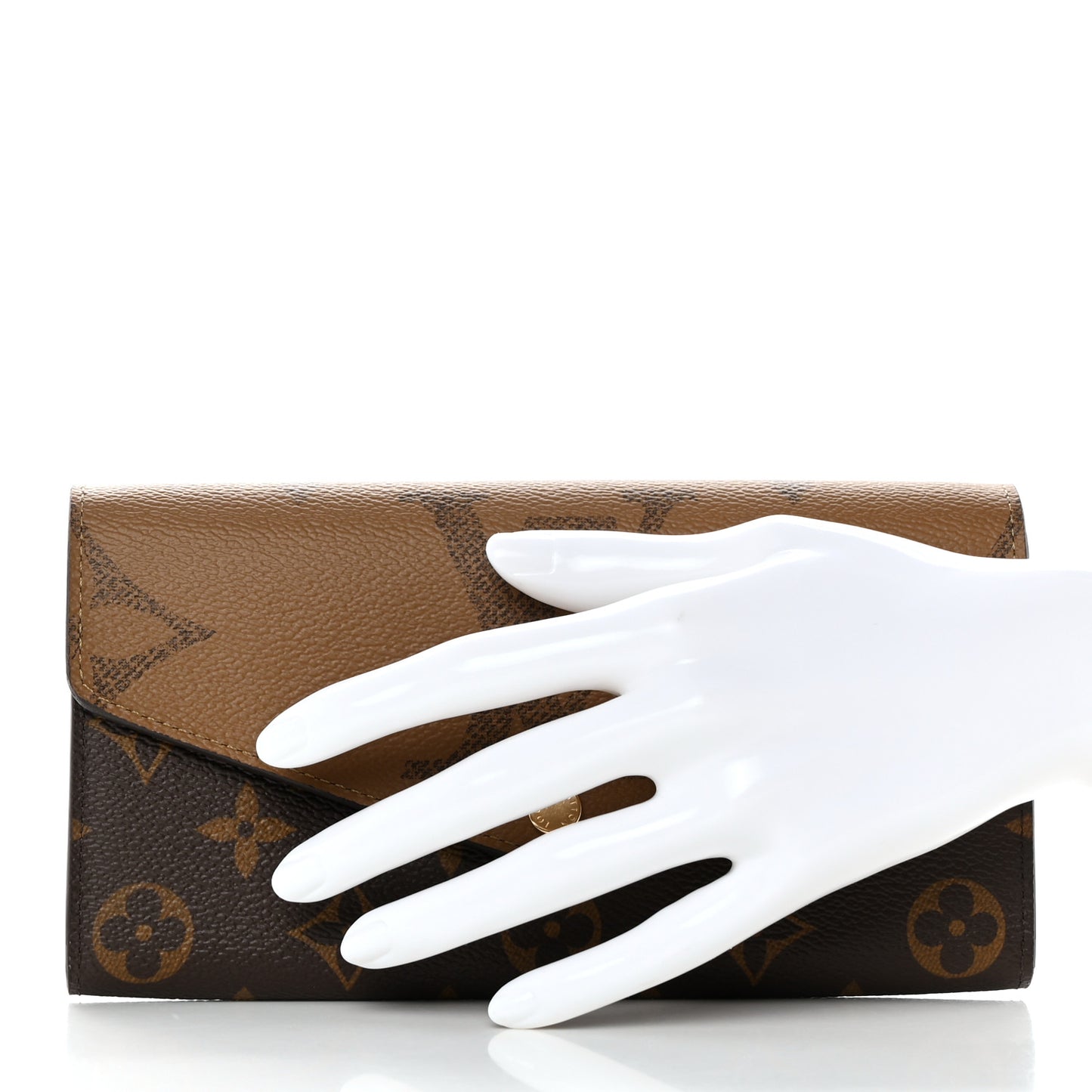 Reverse Monogram Giant Sarah Wallet