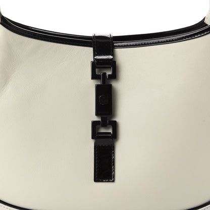 Gucci Calfskin Jackie O Hobo White Black 13 of 13