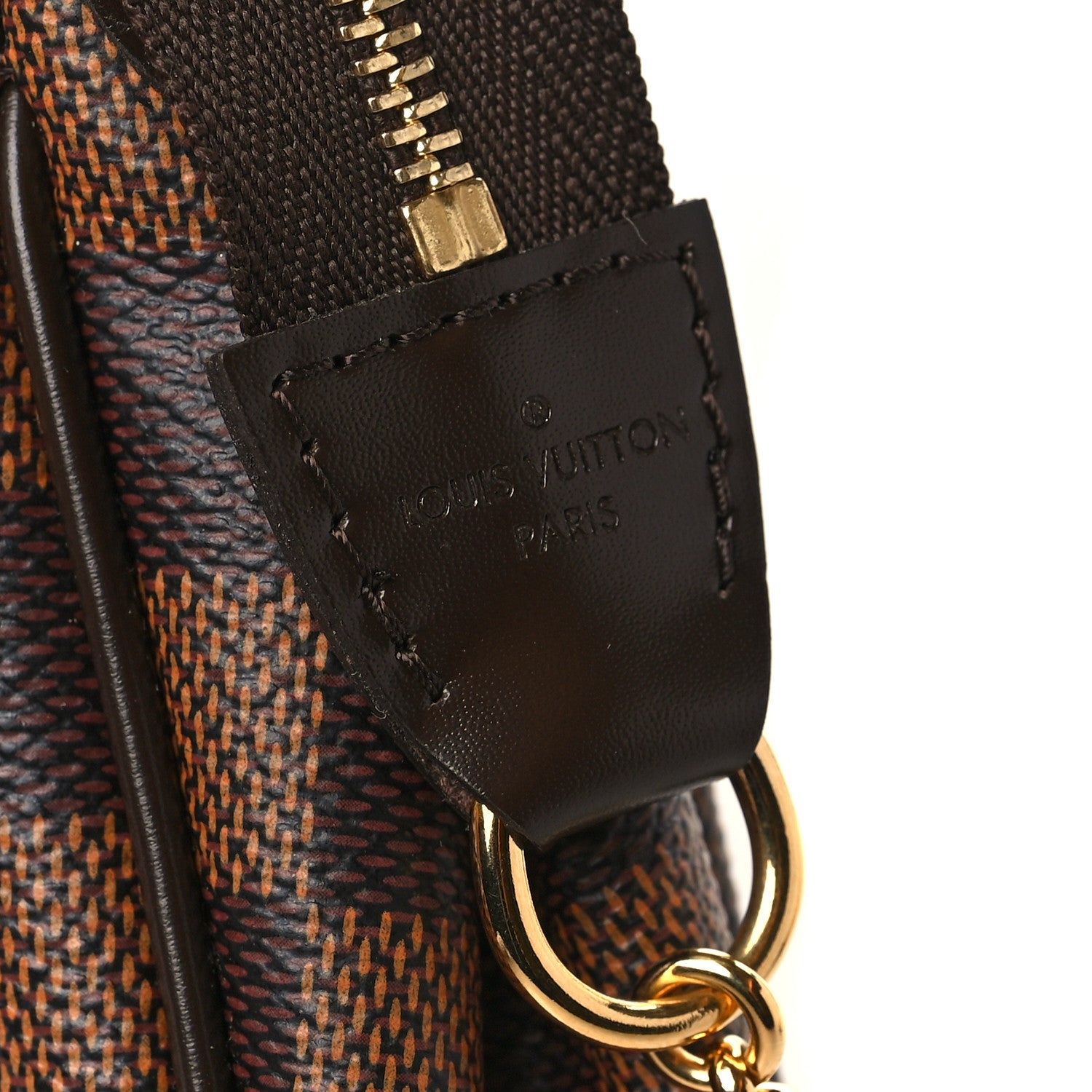 Louis Vuitton Damier Ebene Eva Clutch 6 of 8