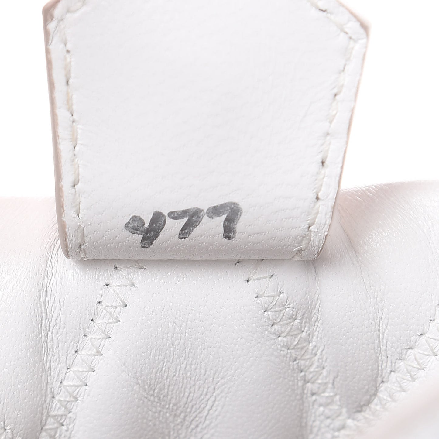 Lambskin Quilted Mini GV Bucket Bag White