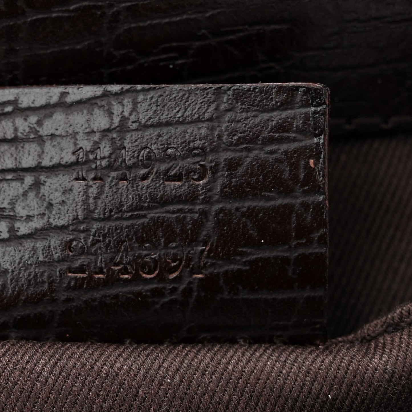 Monogram Horsebit Clutch Dark Brown