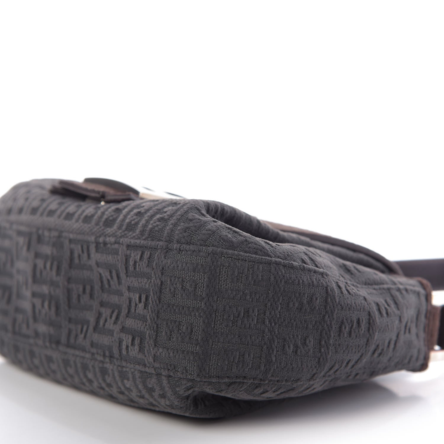 Fendi Zucchino Suede Baguette Brown 7 of 8