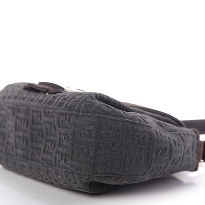 Fendi Zucchino Suede Baguette Brown 7 of 8