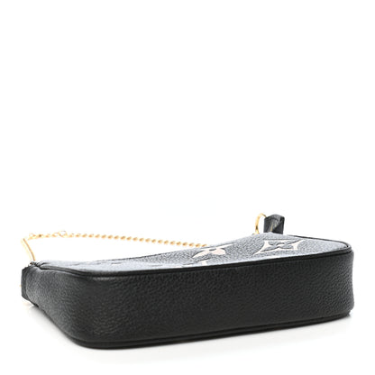 Louis Vuitton Empreinte Monogram Giant Mini Pochette Accessories Black 3 of 7