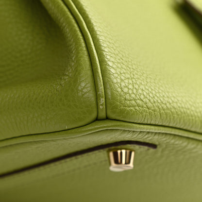 Hermes Togo Birkin 30 Vert Anis 13 of 14