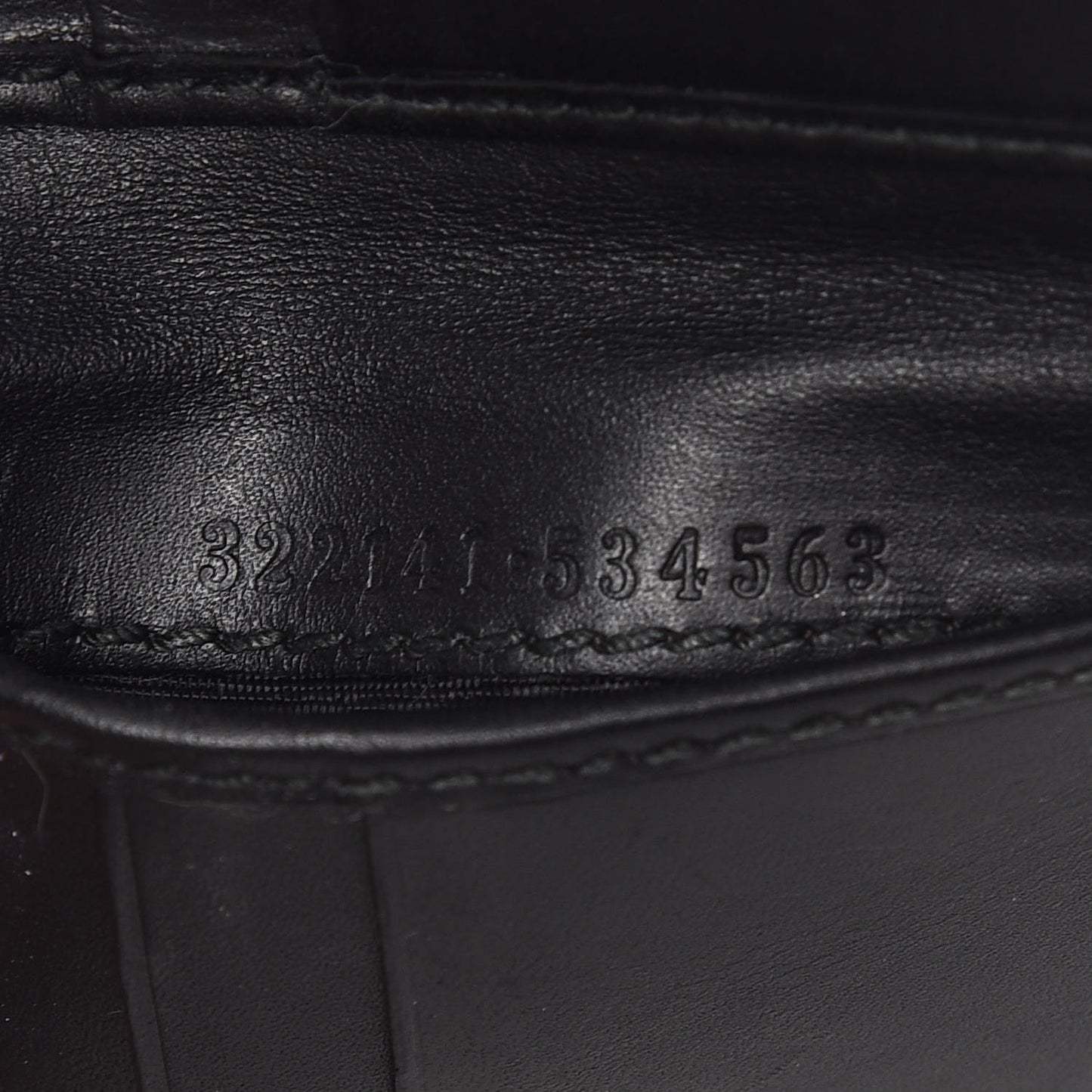 GG Supreme Monogram Bi-Fold Wallet Black Grey