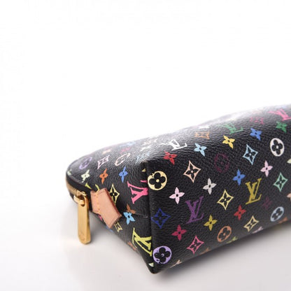 Louis Vuitton Monogram Multicolor Cosmetic Pouch Black Grenade 9 of 10