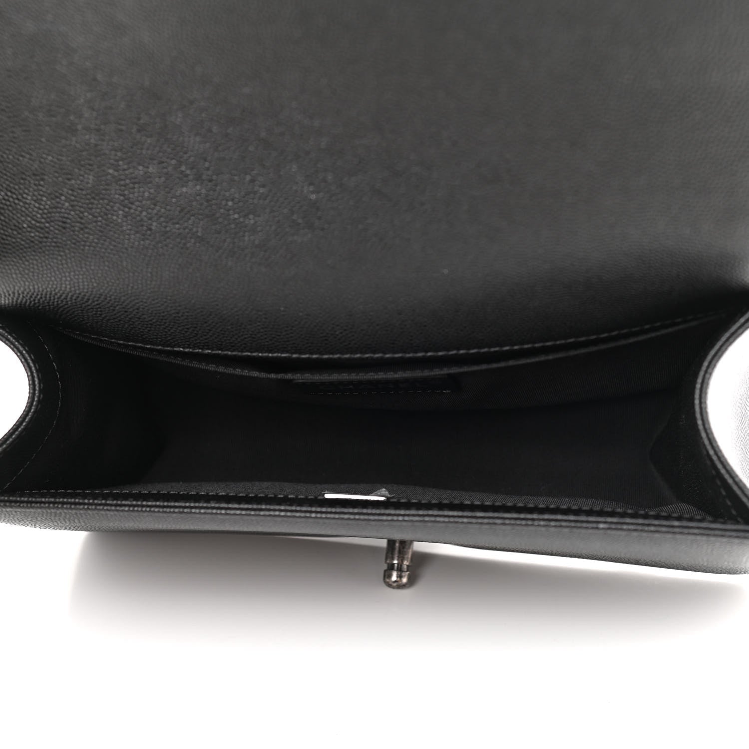 Chanel Caviar Quilted Medium Boy Flap Black 7 of 11