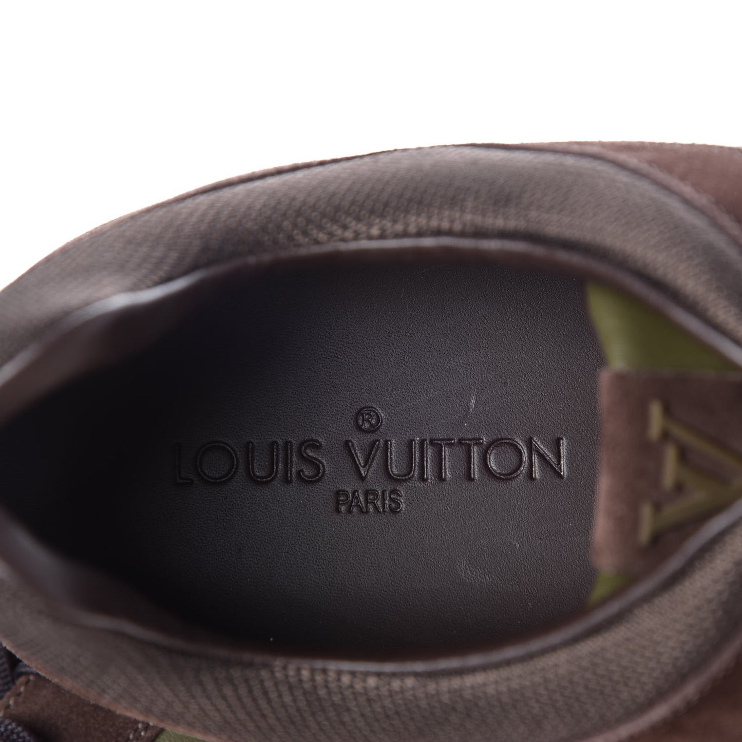 Suede Calfskin Dream On Sneakers 11 Brown Olive