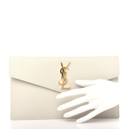 Saint Laurent Grain De Poudre Uptown Pouch Crema Soft 2 of 7