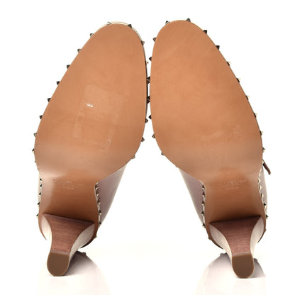 Valentino Garavani Calfskin Soul Rockstud Mary Jane 110mm Pumps 38.5 Poudre 6 of 14