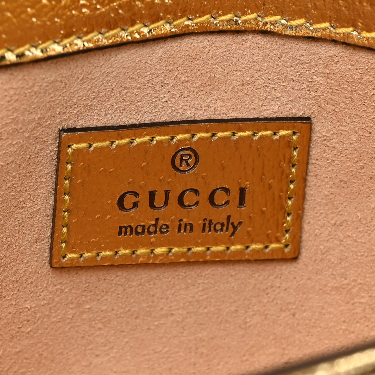 Gucci Metallic Calfskin Super Mini Dionysus Shoulder Bag Gold 6 of 12