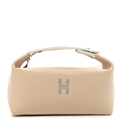 Hermes Canvas Small Bride-A-Brac Pouch Natural 1 of 6